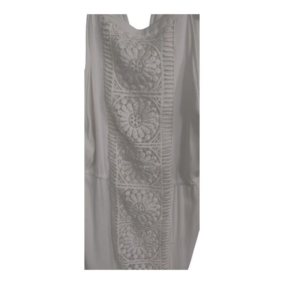 Skies Are Blue White Lace Detail Maxi Dress Size XL - Picture 4 of 7